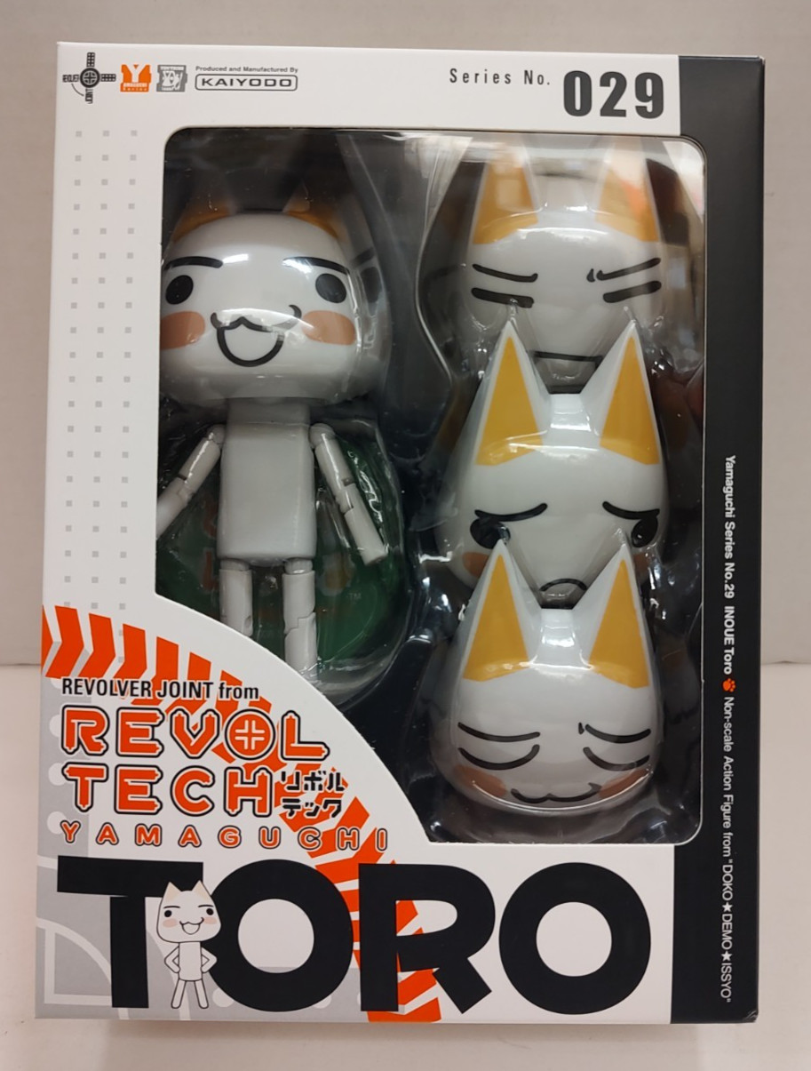 REVOLTECH KAIYODO YAMAGUCHI INOUE TORO DOKO DEMO 029 29 FIGURE NEW SEALED U.S.