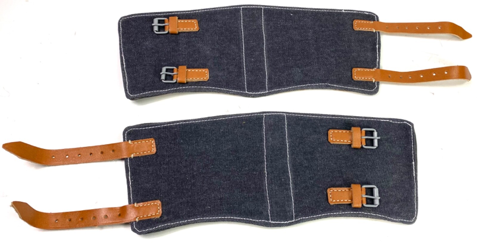 WWII GERMAN M31 LOW BOOTS LUFTWAFFE LEGGINGS GAMASCHEN GAITERS- BLUE