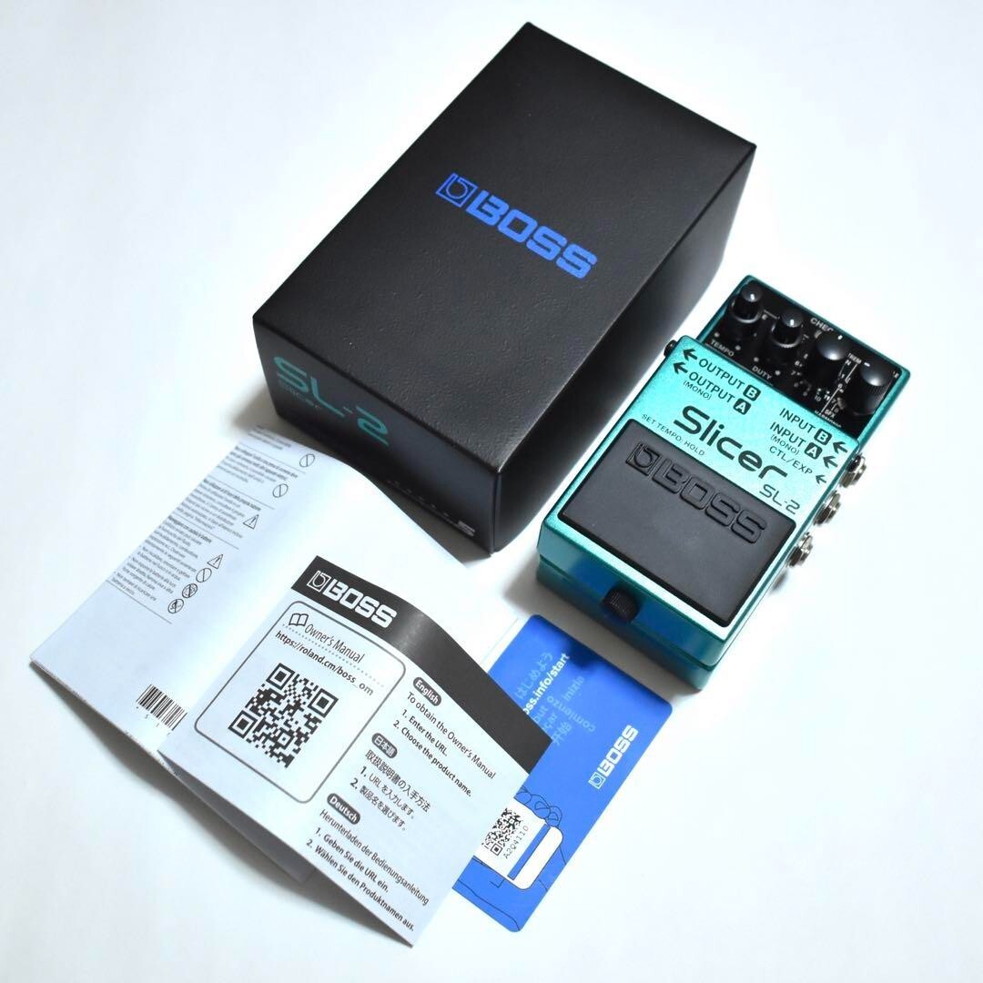 Boss SL-2 Slicer Compact Guitar Effect Pedal Green 24-bit AF method Tracking New