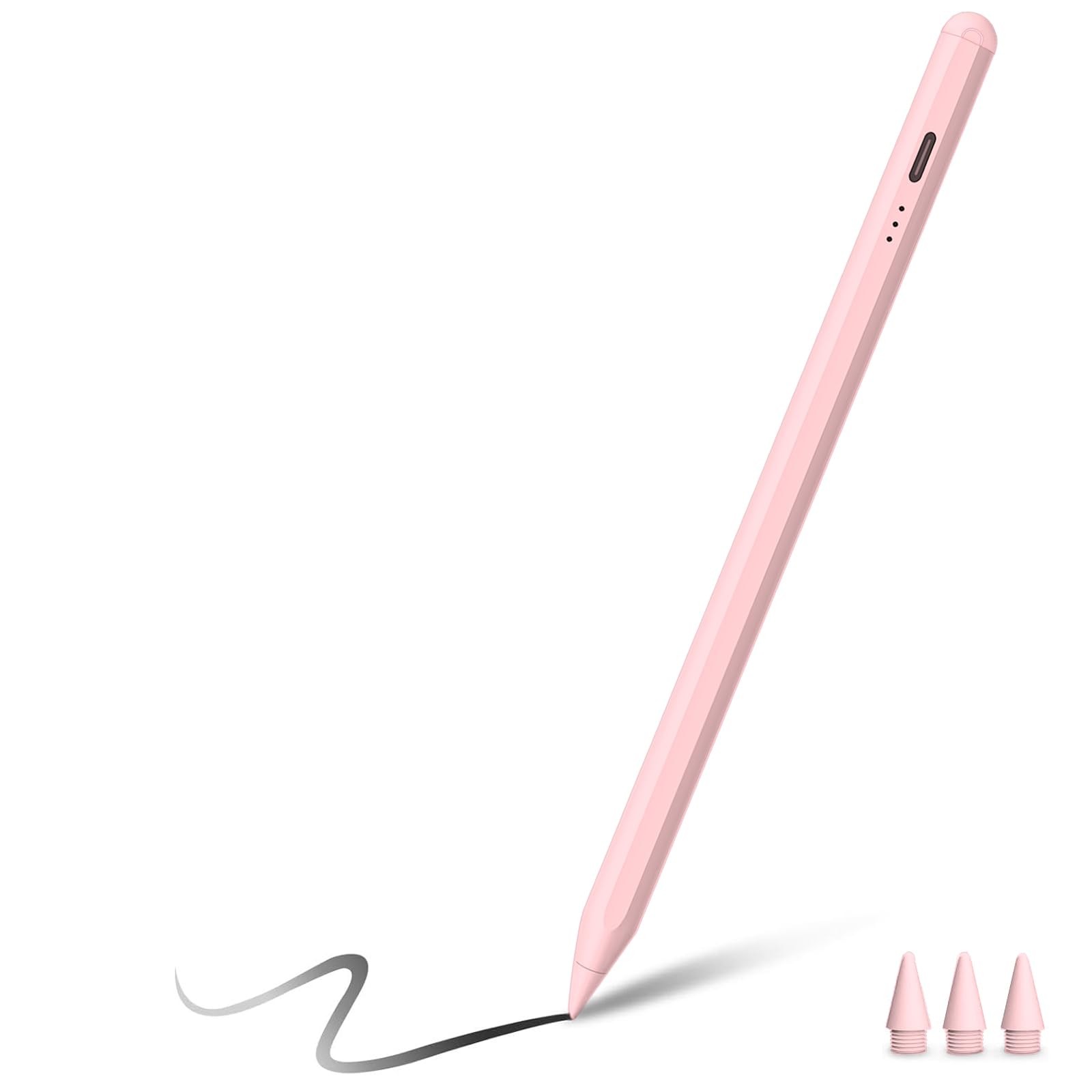 Stylus Pen for Apple iPad (2026-2018),Tilt Palm Rejection Fast Charge Stylus ...