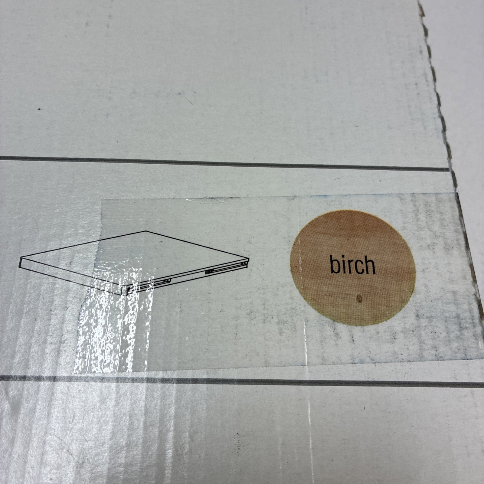 Decor + Shelf (607710) 20” Birch Qty 1