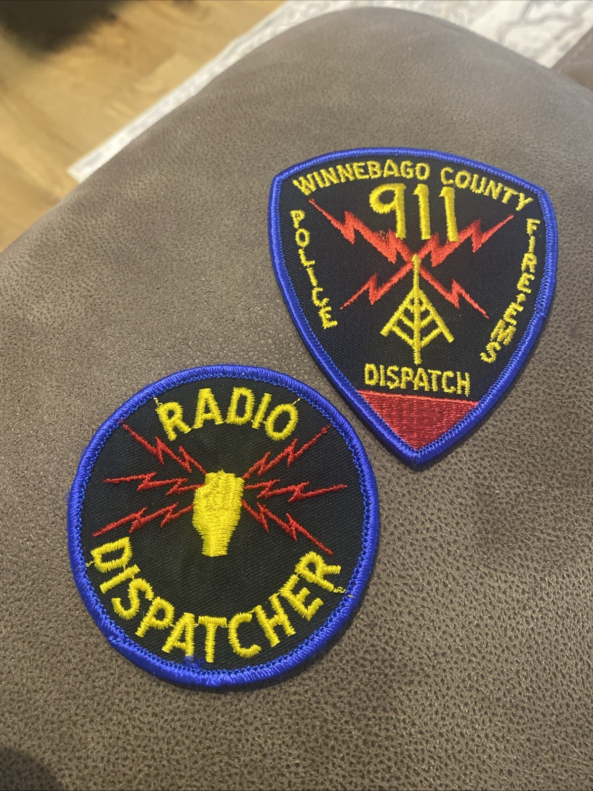 Winnebago County 911 Dispatch Set Illinois Patches