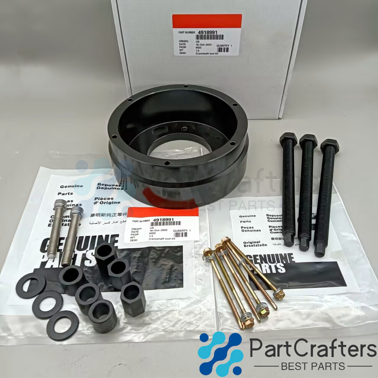 For Cummins ISX12 ISX15 Front Crankshaft Seal & Wear Sleeve Remover & Installer