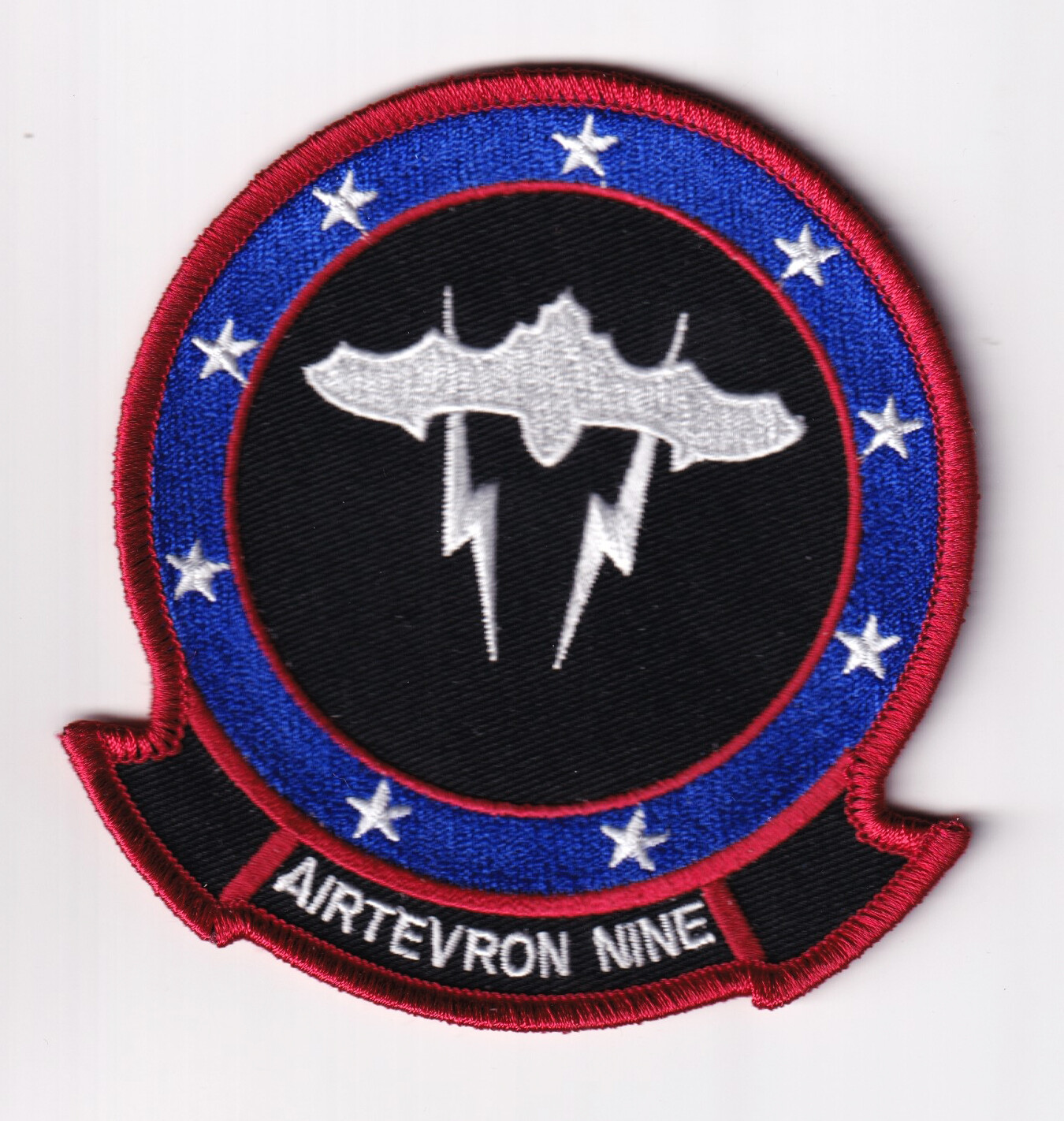 VX-9  Vampires Red White and Blue Patch, 4  inch, Iron On