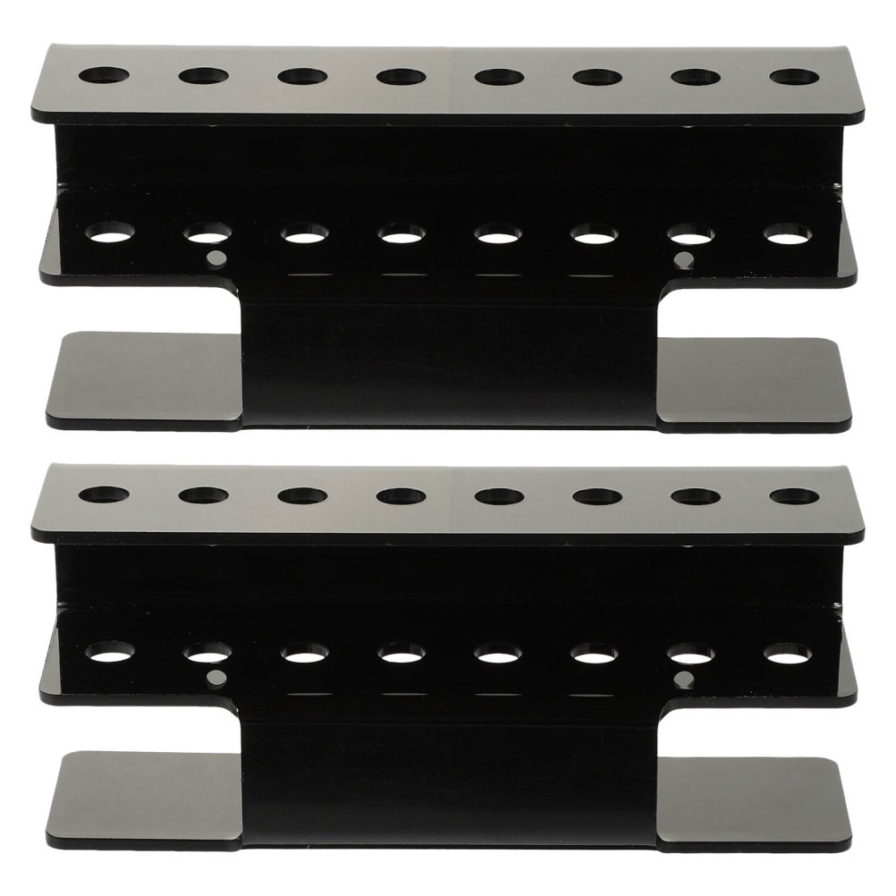 2Pcs Durable Black Acrylic Dart Wall Rack Indoor Dart Holder with Matte Finish