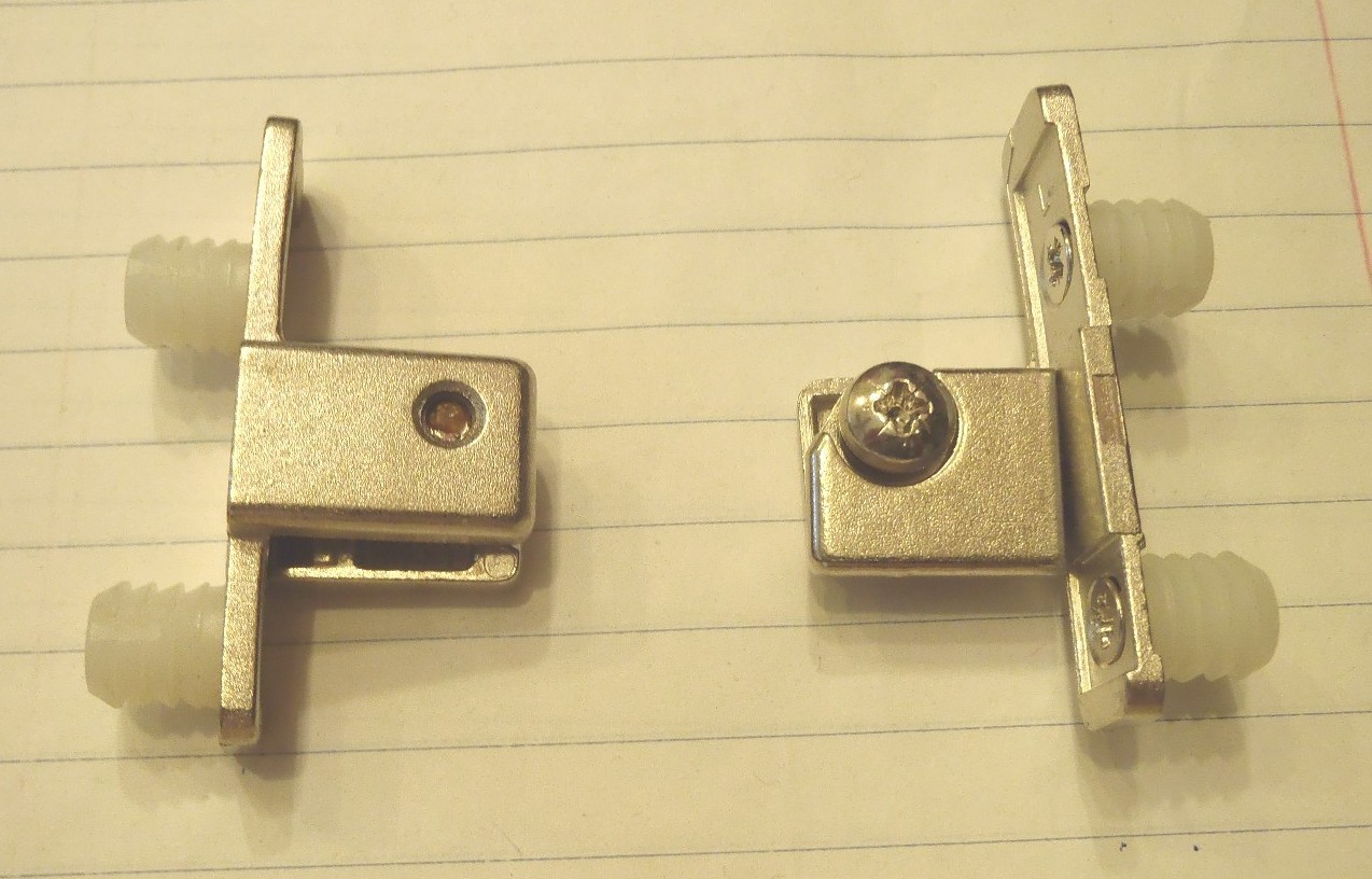 MultiTech Drawer Press-in Front Connector For 54mm Height Drawer - Left Side
