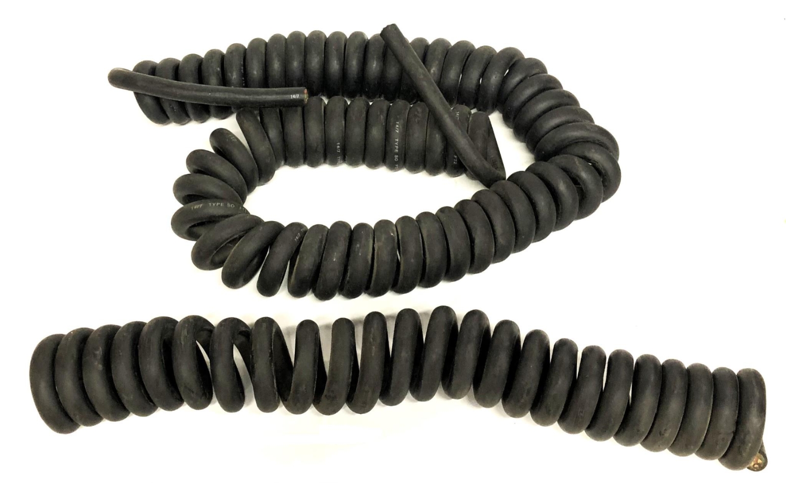 Unbranded 67 Inch Total SO FT2 Retractile Coil Cord 14/7 [Lot of 2] NOS