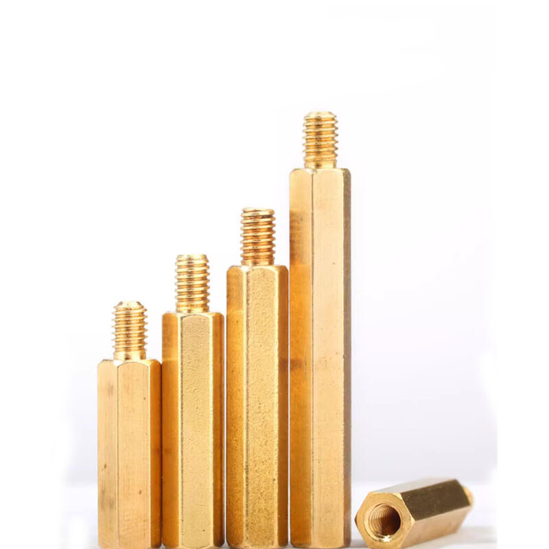 M2 brass column hexagon standoff spacer screw bolt single pass 3-16mm length