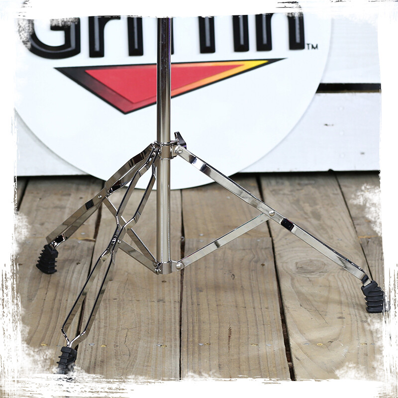 GRIFFIN Straight Cymbal Stand 2 PACK - Percussion Drum Hardware Mount Holder Set