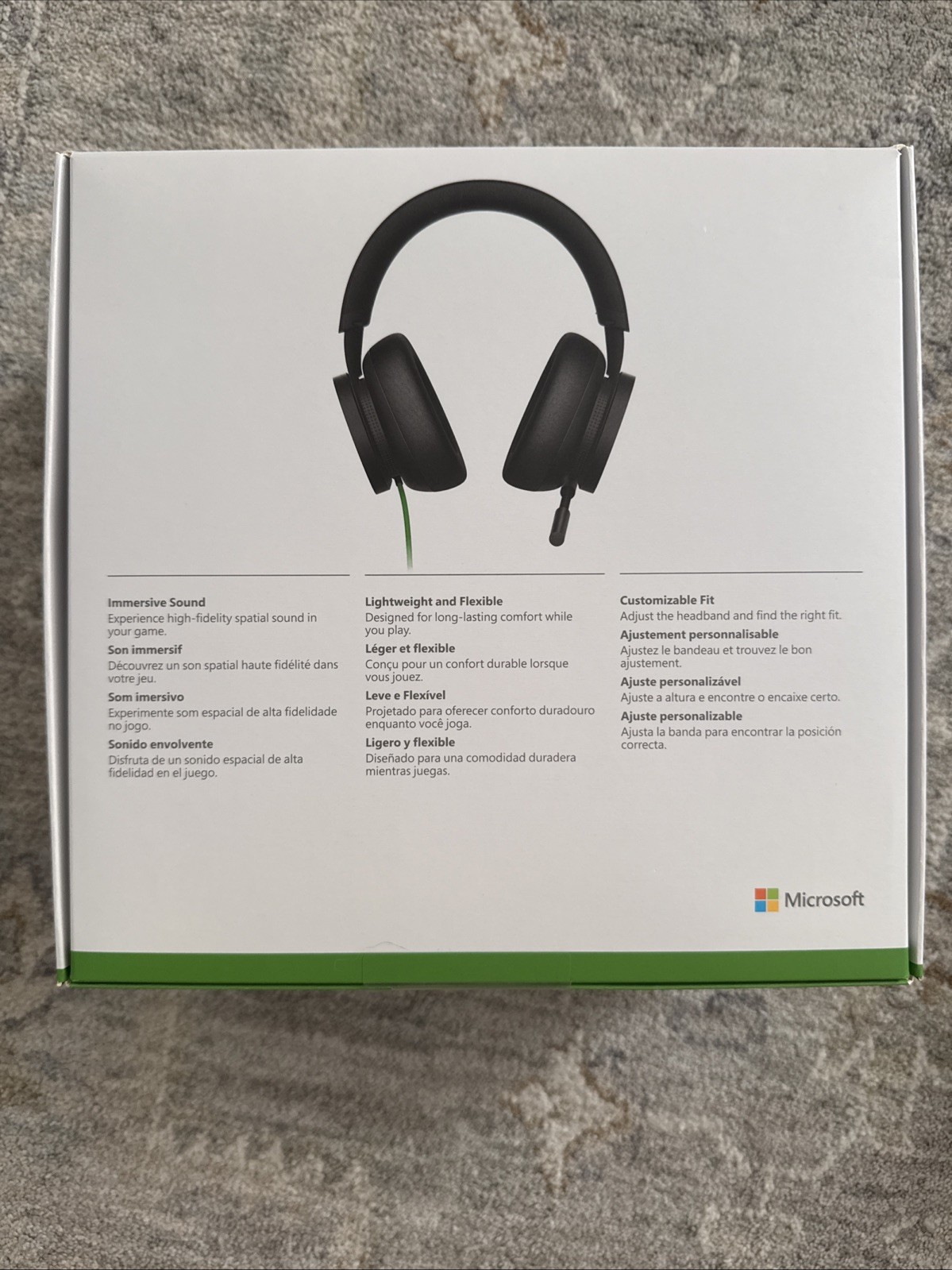 Wired Black Microsoft Xbox Stereo Headset | 3.5mm Jack | for Xbox & PC