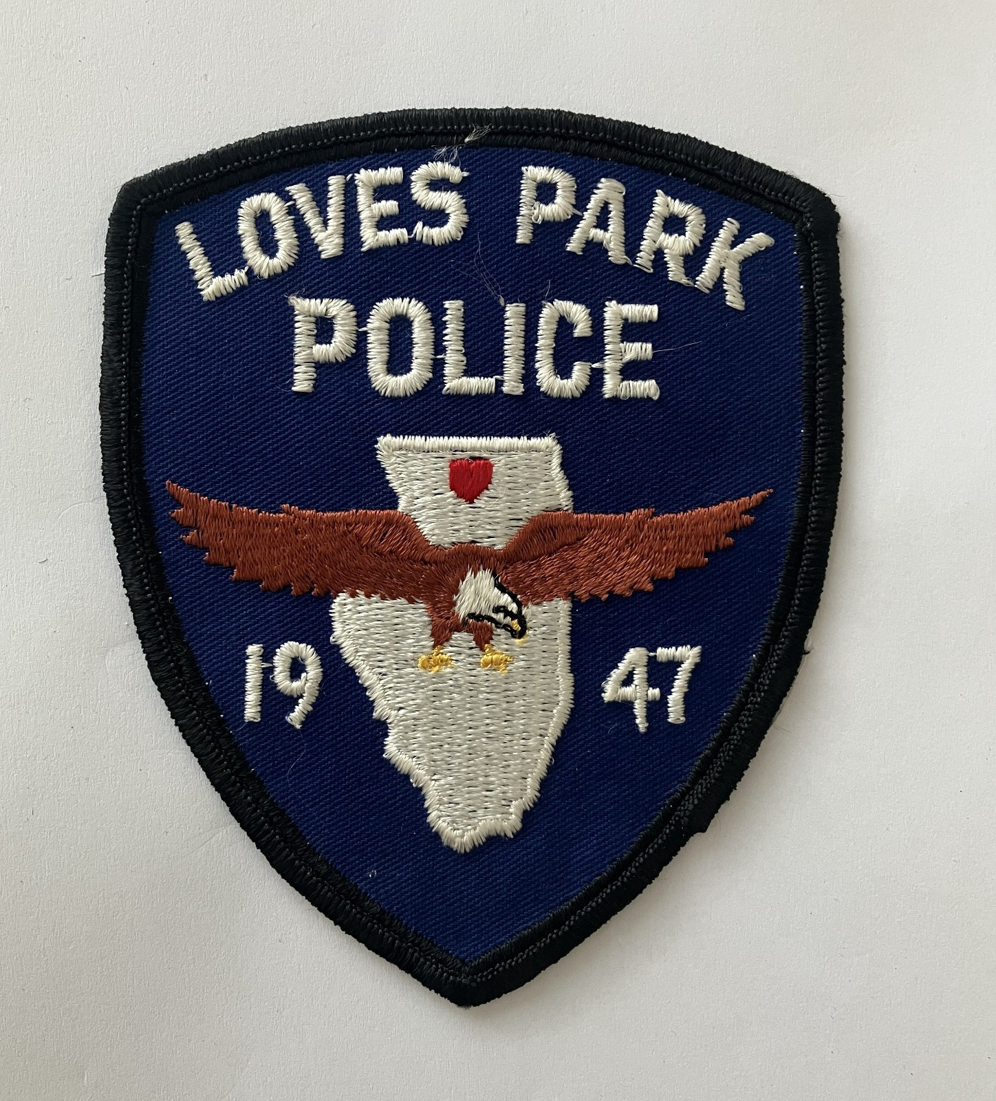 Loves Park Police patch, Illinois