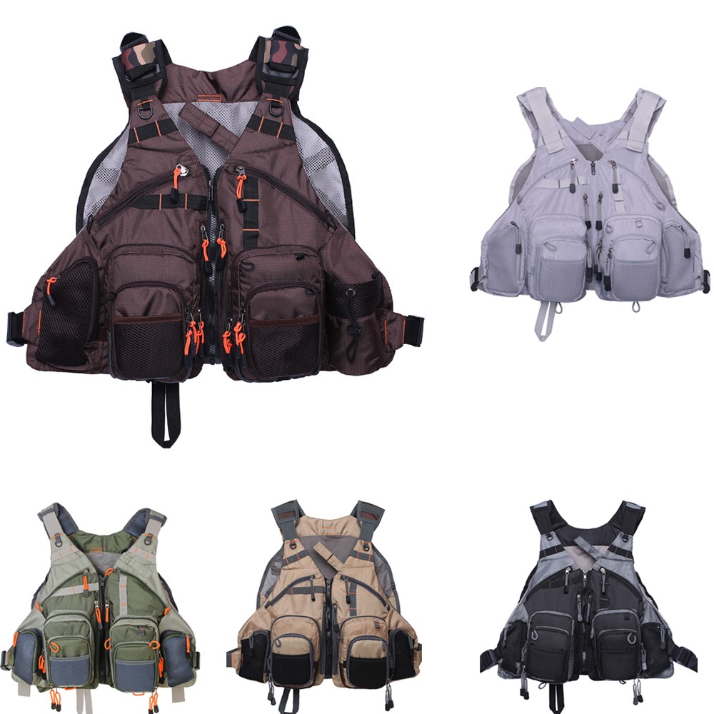 Fishing Vest for Men and Women Outdoor Activity Fly Bass Fishing Vest Backpack