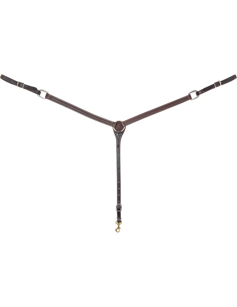 Martin Saddlery Breast Collar Colt 1 Chestnut Leather Brown BCC100C