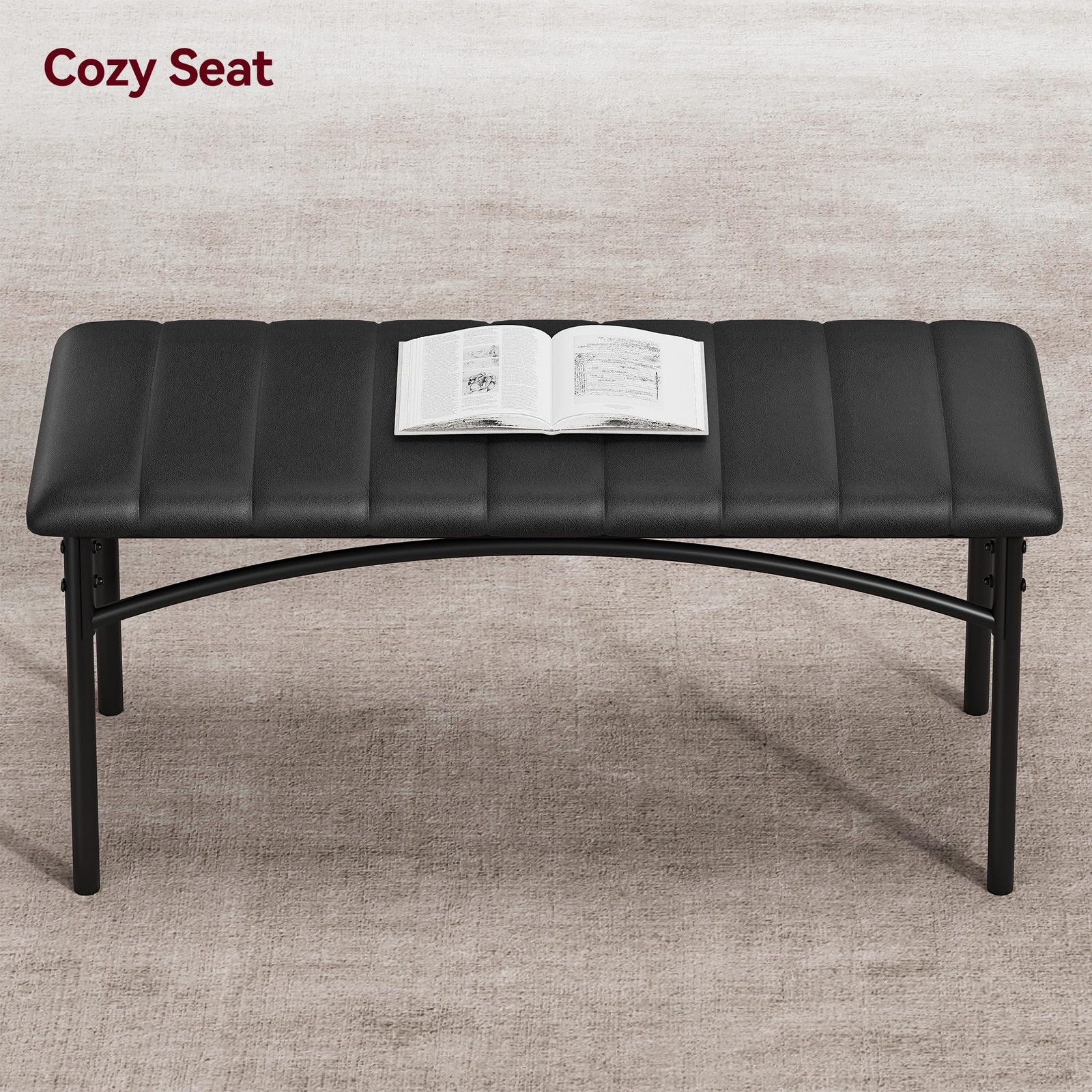 Dining Table Set, Kitchen Table With Upholstered Bench and Chairs for Apartment