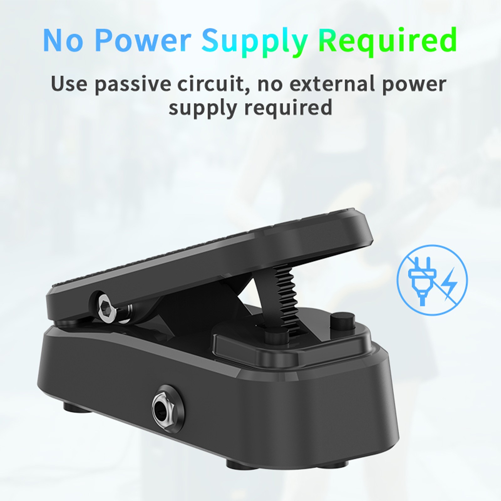Volume Expression Guitar Effect Pedal Dual Control Silent Stereo Interface D3G2