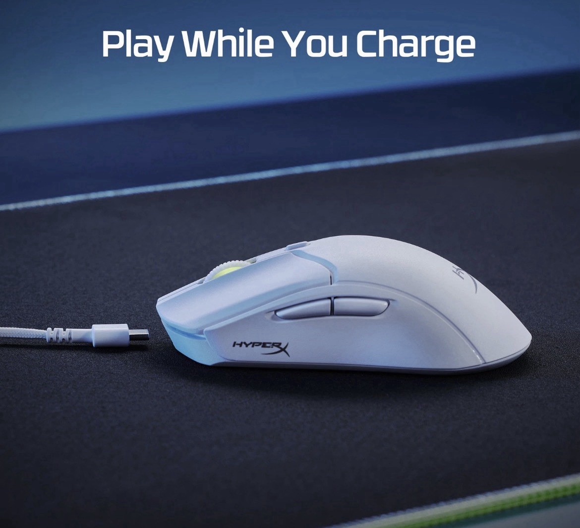 HyperX Pulsefire Haste 2 - Wireless Gaming Mouse (White)