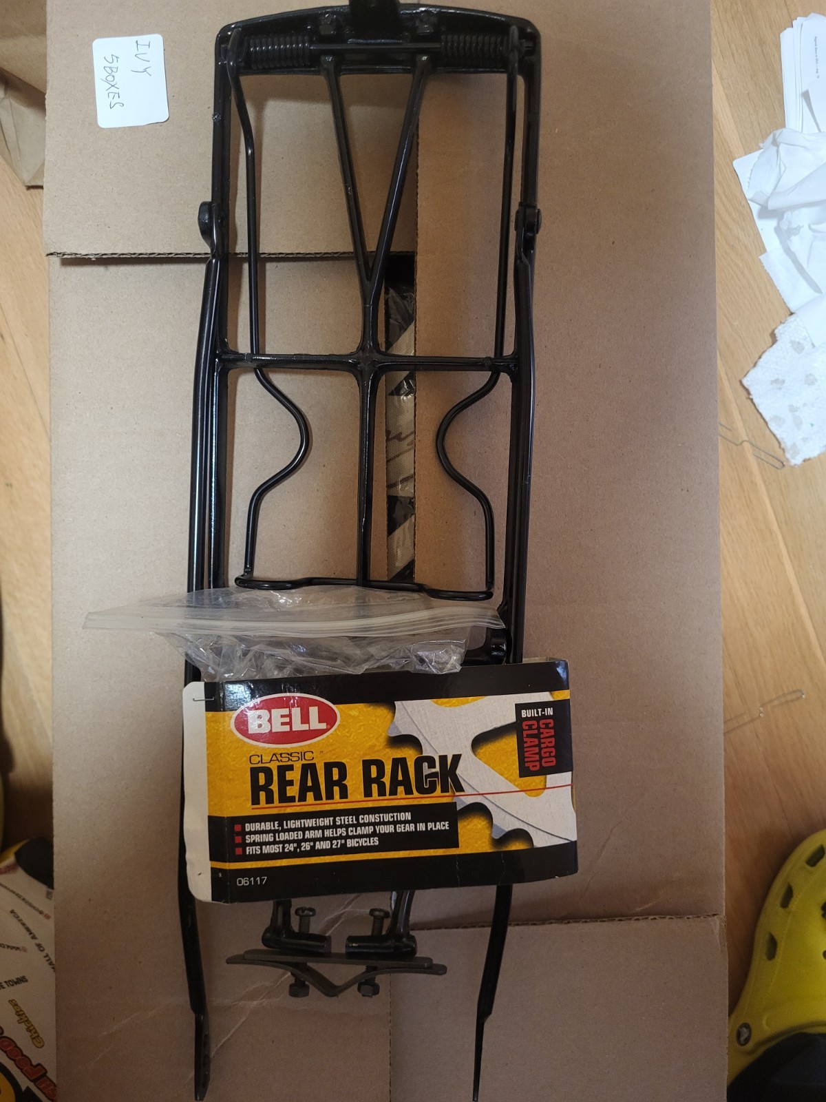 Bell classic Rear Rack with Built-in cargo clamp
