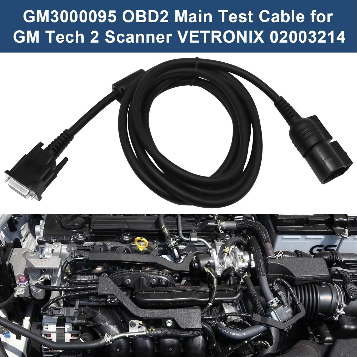 GM3000095 OBD2 Main Test Cable DLC Data Cable for GM Tech 2 Scanner VETRONIX ...