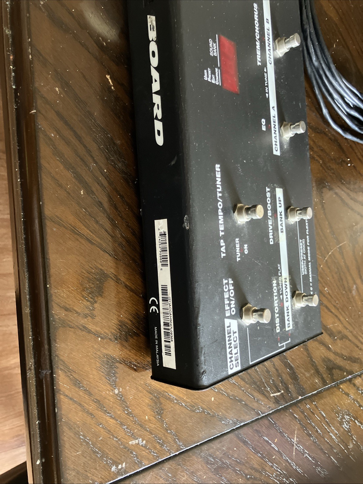 Line 6 POD Floor Board Multi Effects Controller Dual Foot Pedal w/OEM Cable