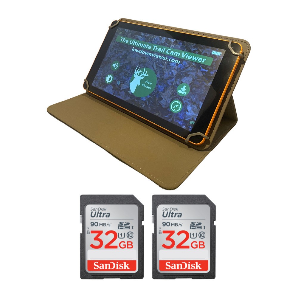 Advanced Lowdown High Speed Trail Camera Video Viewer 32GB SD Cards