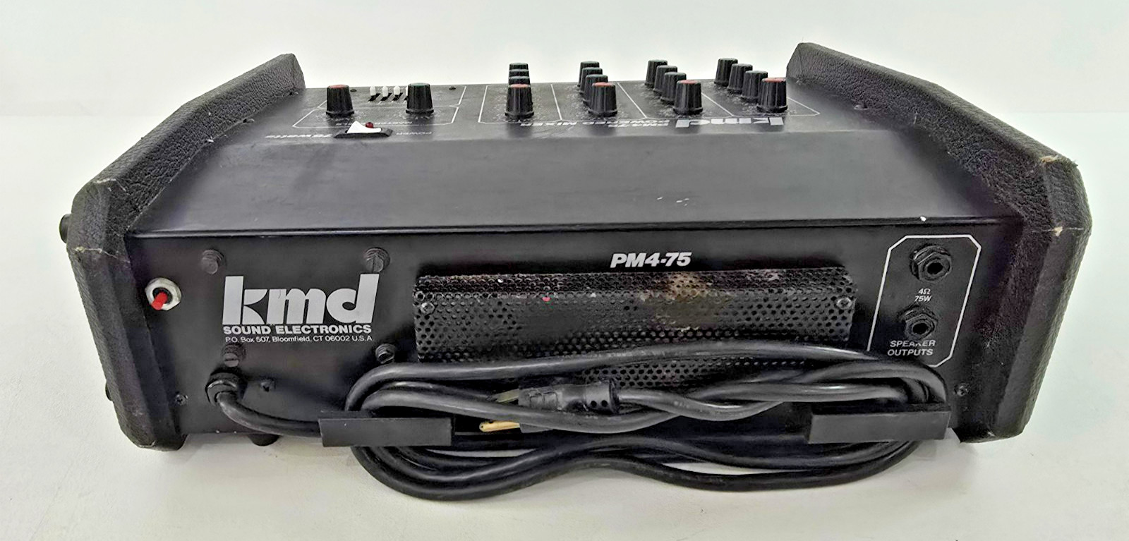 Vintage KMD Powered Mixer Amplifier Model PM4-75 Tested / Works