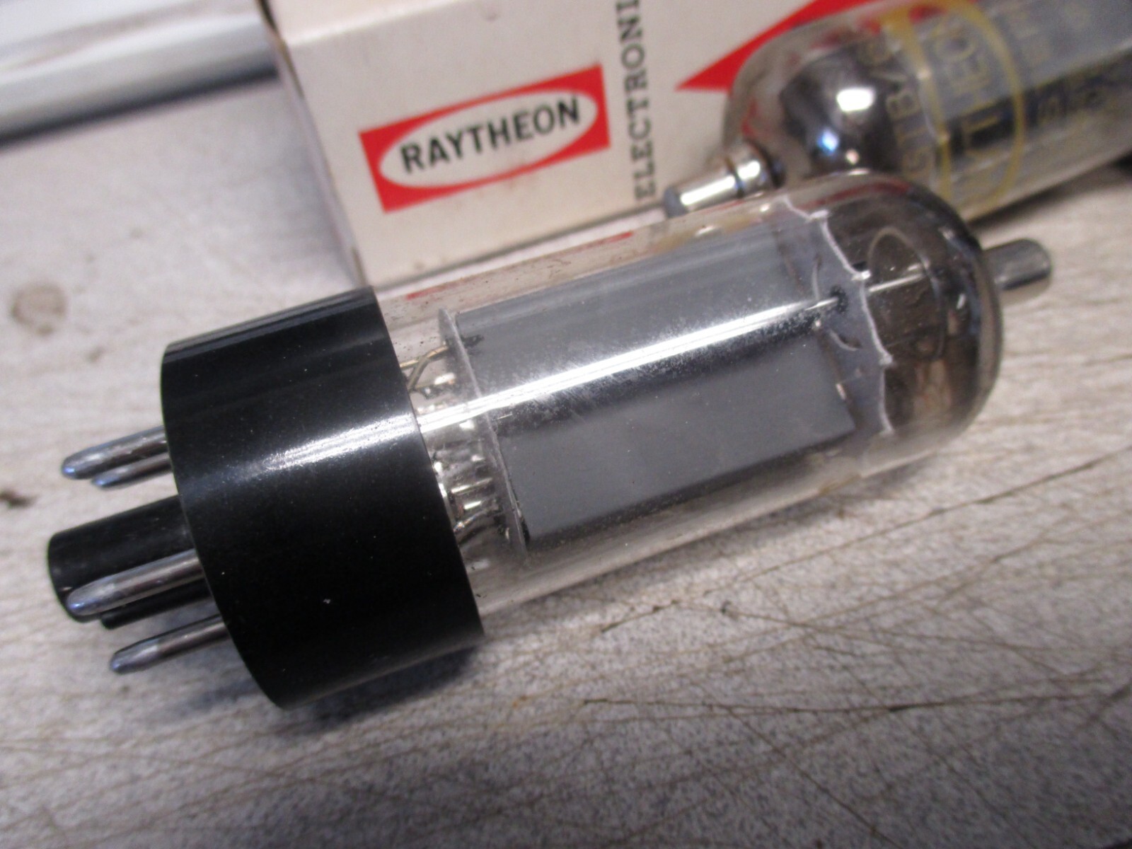 NOS Vintage Sylvania Made in USA Electronic Tubes 6BQ6GTB 6CU6 QTY2