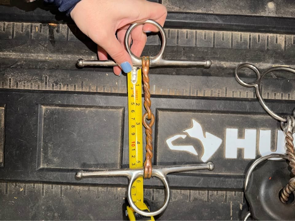 Used 5.25” twisted single joint full cheek snaffle
