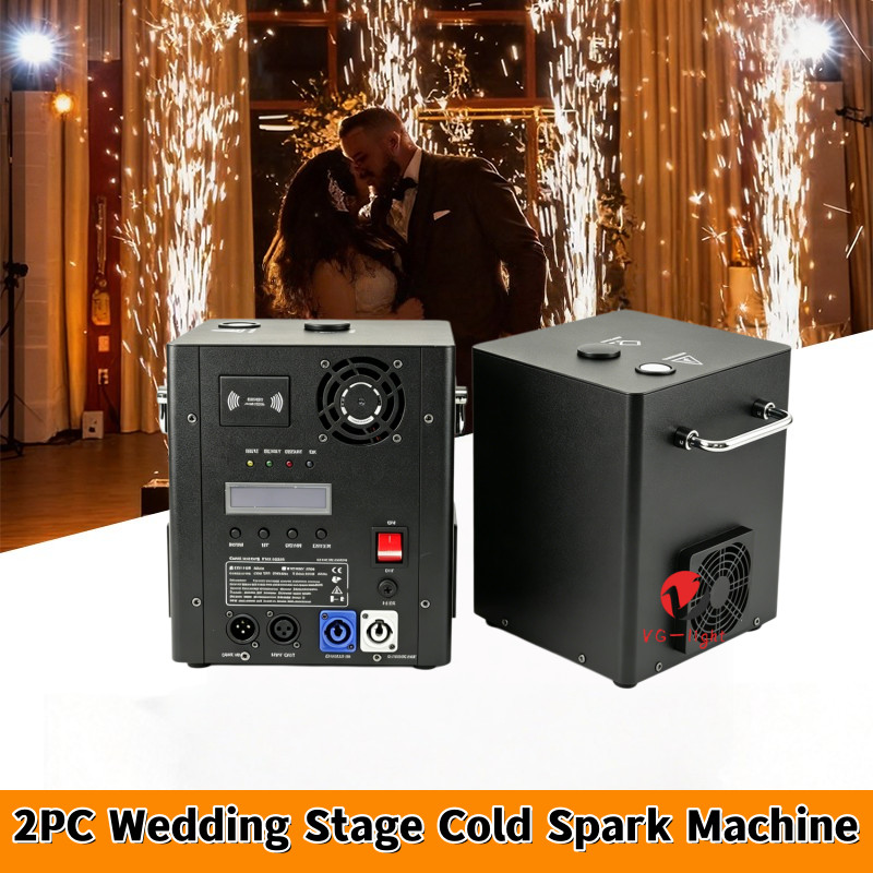 700W Wireless DMX Control Fireworks Fountain Cold Spark Machine for Wedding Stag