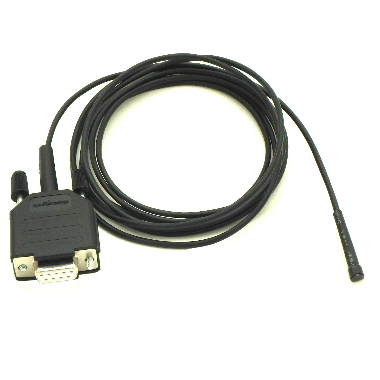 Digital serial port RS232 DS18B20 thermometer thermo probe for linux pc 5m black