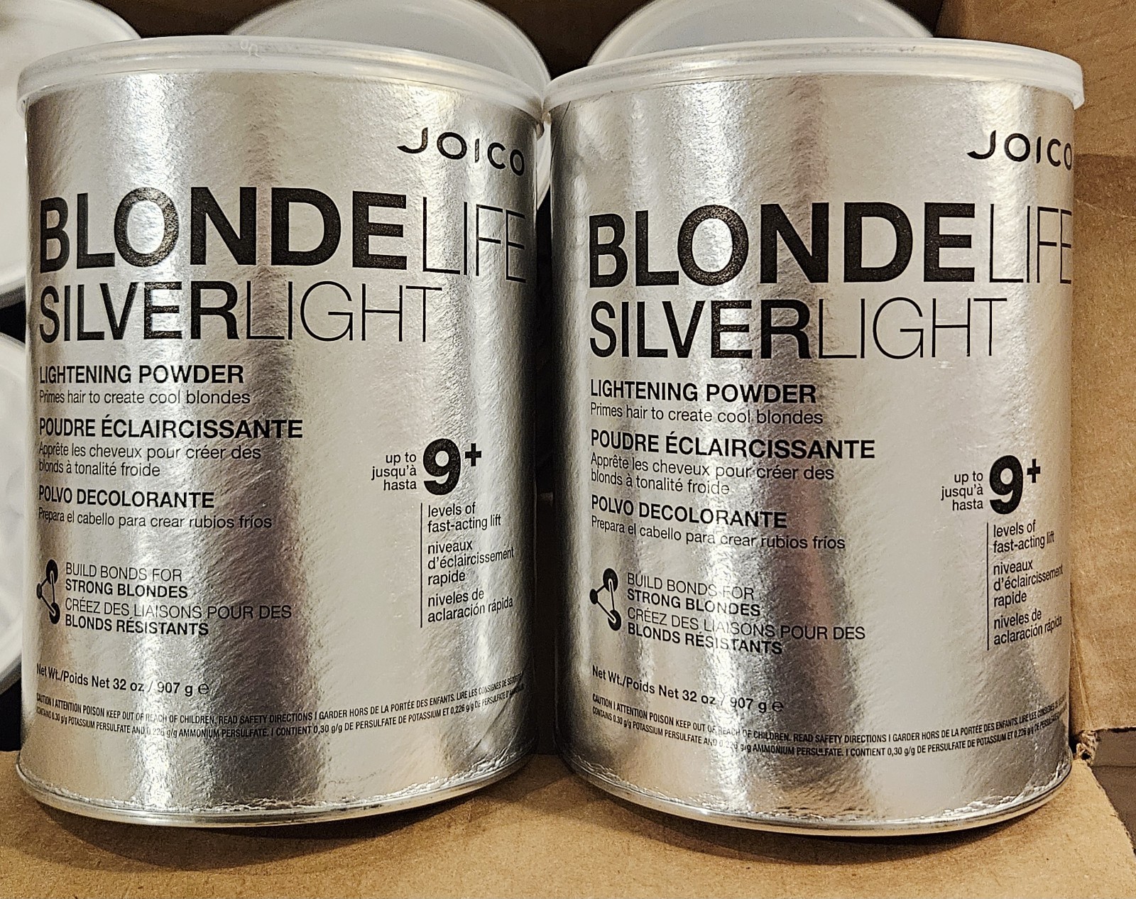 (2) Joico Blonde Life Silver Light Lightening Powder 32oz
