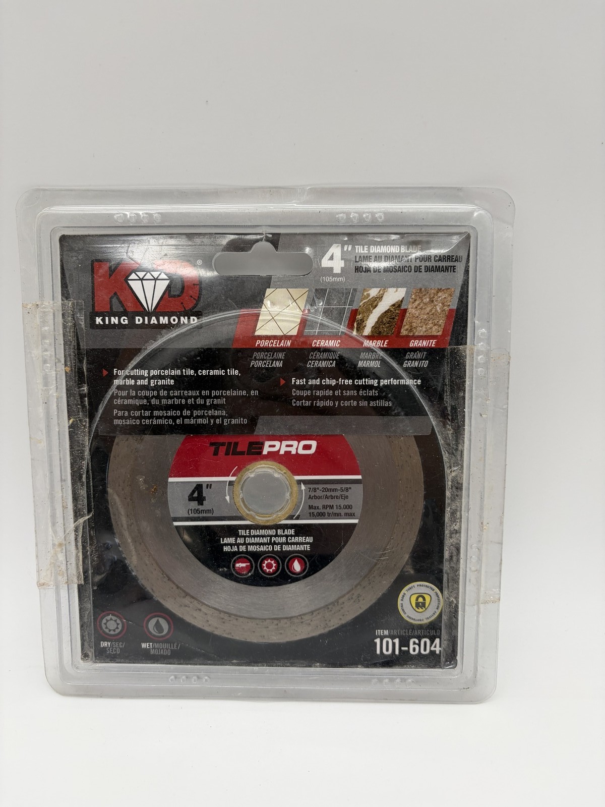 4 Inch Diamond Tile Blade Porcelain Ceramic Marble Granite Cutting
