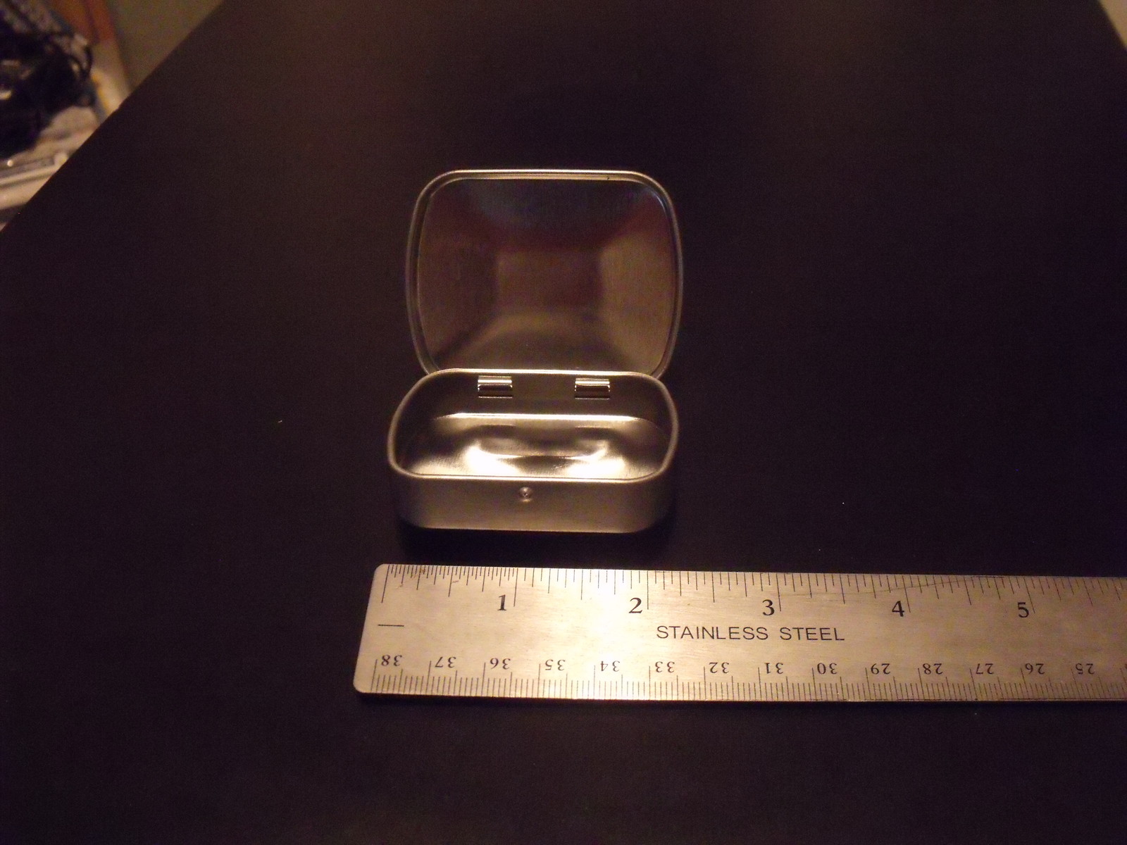 Emergency/Survival Metal Tin w/Hinged Lid:  Small EDC, Char Cloth, Mini-Kits
