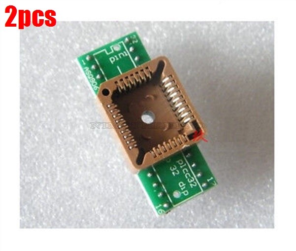 2Pcs Program Socket 32 Converter PLCC32 To Dip New Ic gx