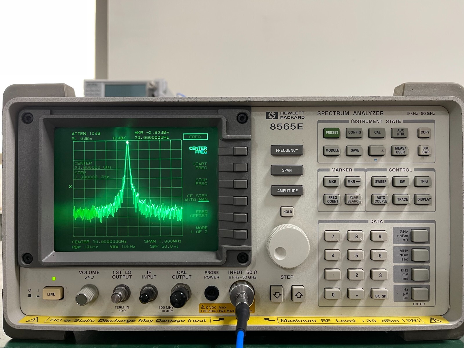 Agilent Keysight 8565E 9KHz - 50GHz Spectrum Analyzer w/ 85620A module_1299