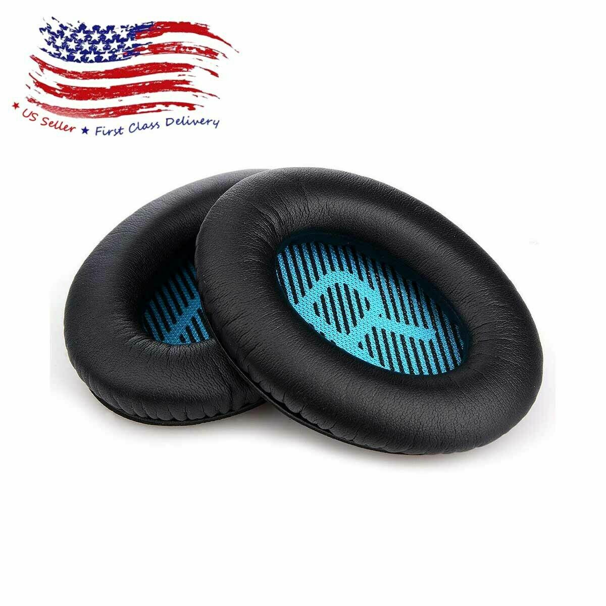 2X EARPADS FOR BOSE QUIETCOMFORT 35 QC35 WIRELESS II HEADPHONES LEATHERETTE PAD