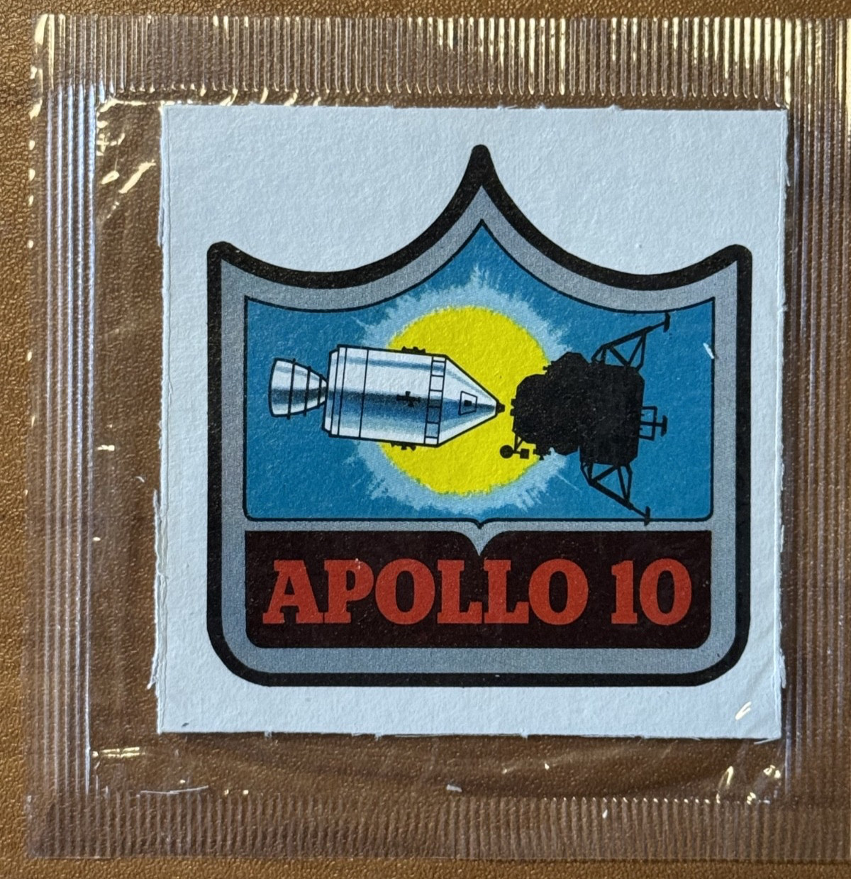Vintage 1969 Kellogg's Apollo 10 NASA Space Decal Sticker Sealed 69 Moon Mission