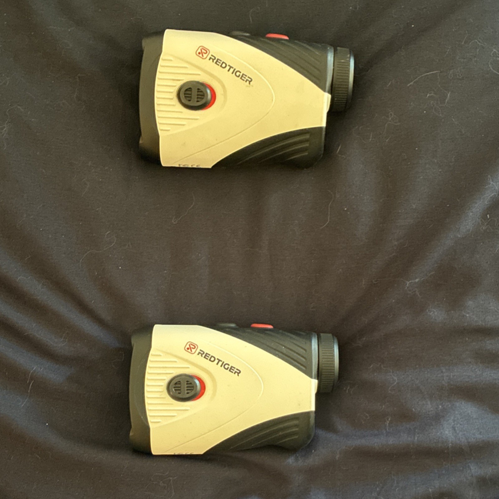 REDTIGER Golf Rangefinder Magnetic Hold Black Beige Set of 2