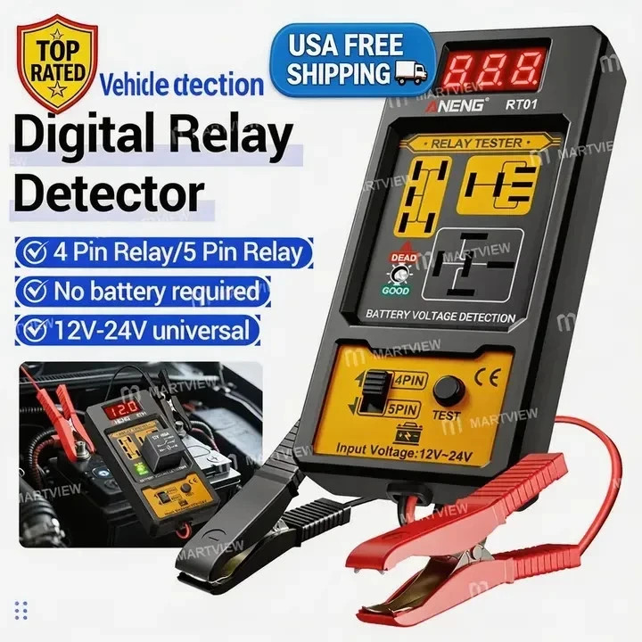 ANENG Universal Car Relay Tester Voltage Tester RT01 11-25V ar Battery new