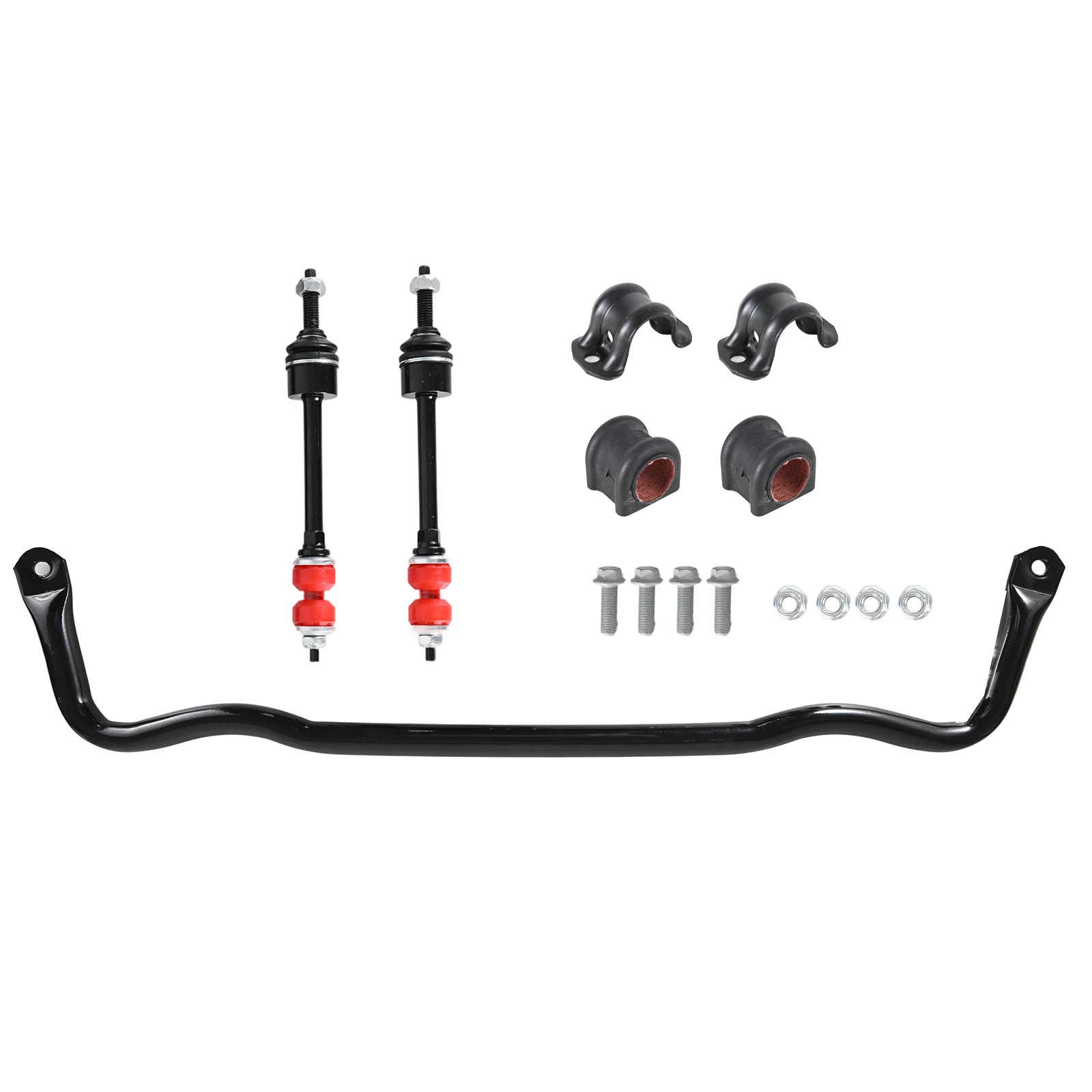 Front Stabilizer Sway Bar & Stabilizer Bar Link Kit For 2011-2018 Ram 1500 4WD