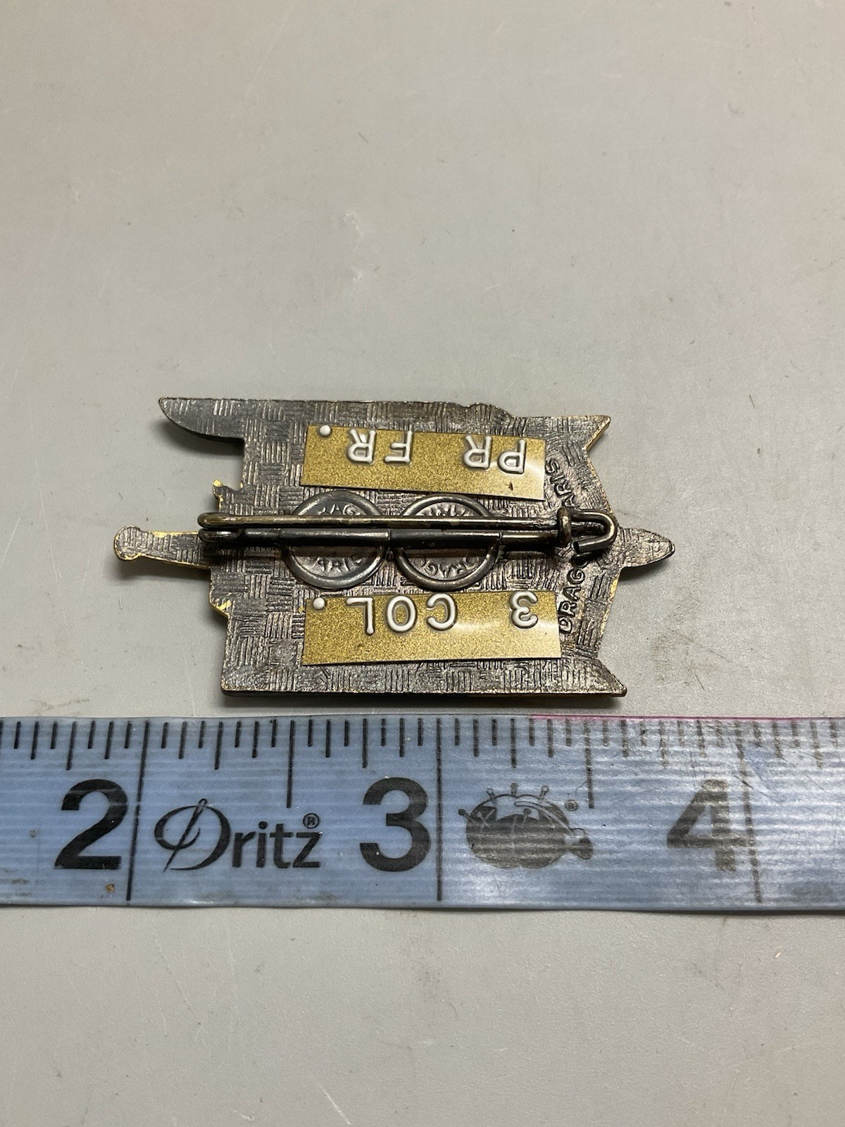 French 3rd Marine regiment Badge- b414