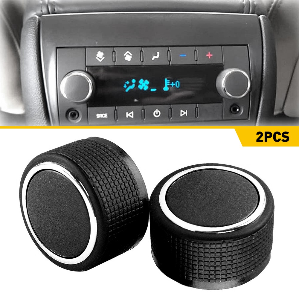 2 Knob Rear Audio X Chevy Control For 2007-2011 Buick GMC Replace Cadillac Parts