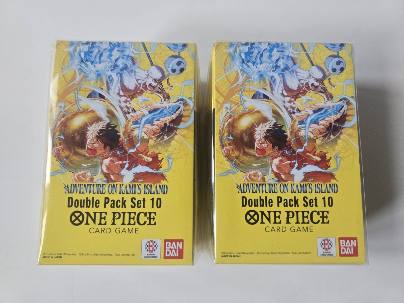 LOT OF 2 OP-15 One Piece Adventure on Kami's Island Double Pack Booster Box op15