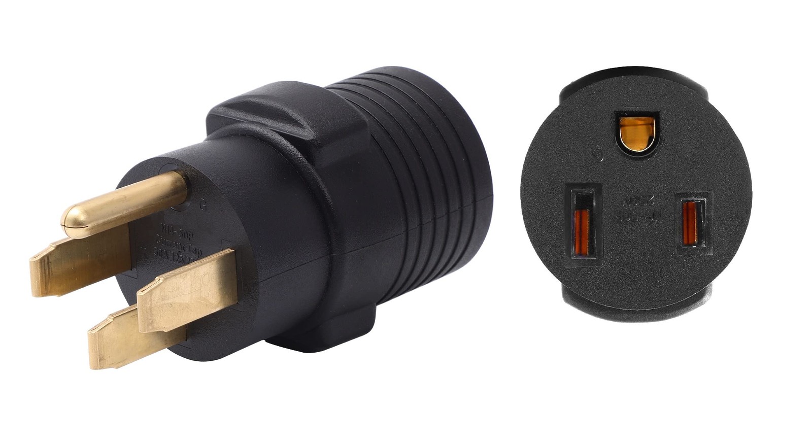 240V 50 Amp 14-50P to 6-50R Power Cord Adapter for Generator, Welder, Dryer