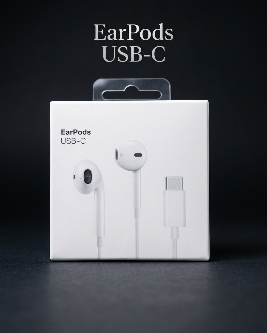 Apple EarPods Headphones USB-C Plug Wired Headset For iPhone 15 16 17 Pro Max