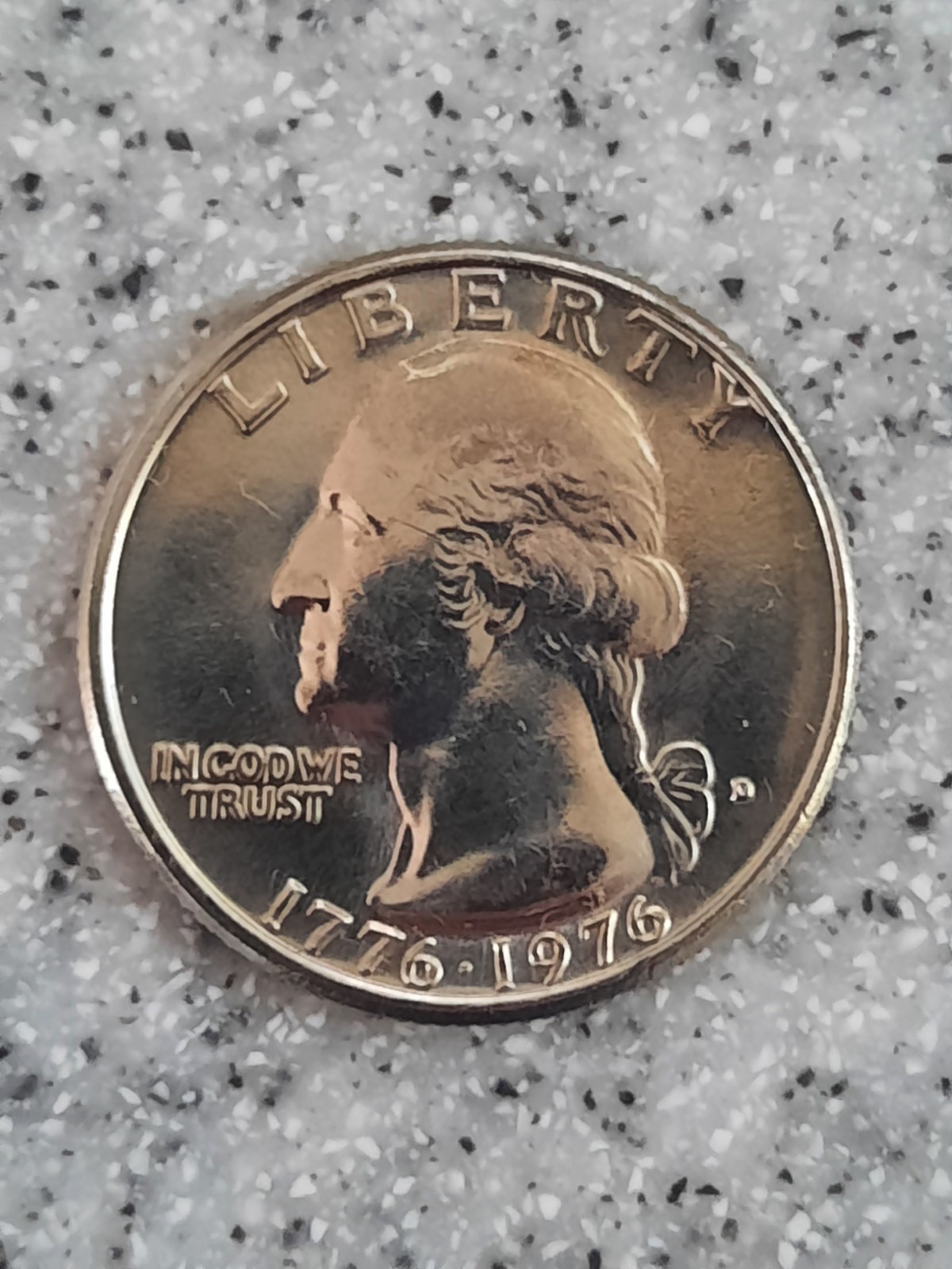 (2) 1776-1976 D ERROR bicentennial quarters "Reverse Die Clash"
