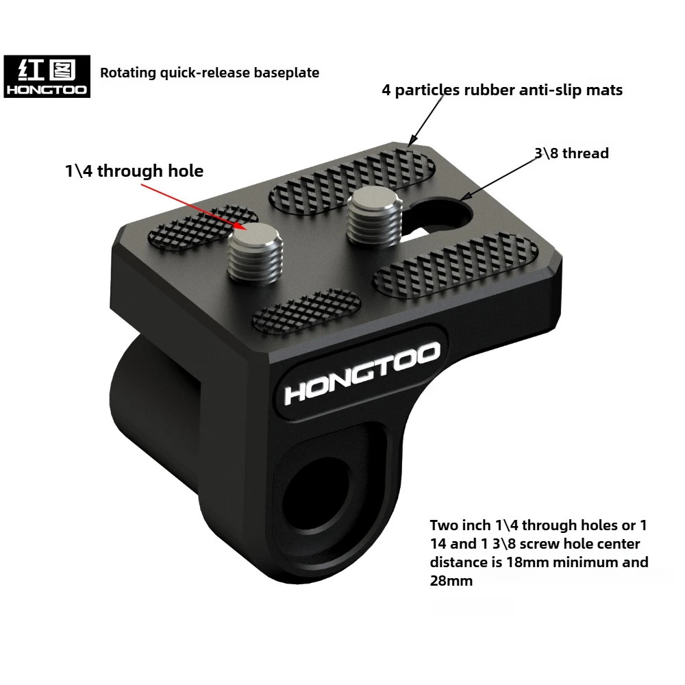 Hongtoo DSLR Vest Rig Bracket Camera Chest Mount Load 2kg w/ shoulder strap
