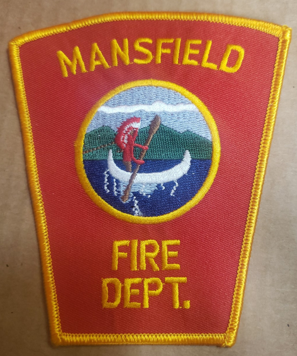 MA Mansfield Massachusetts Fire Department Patch