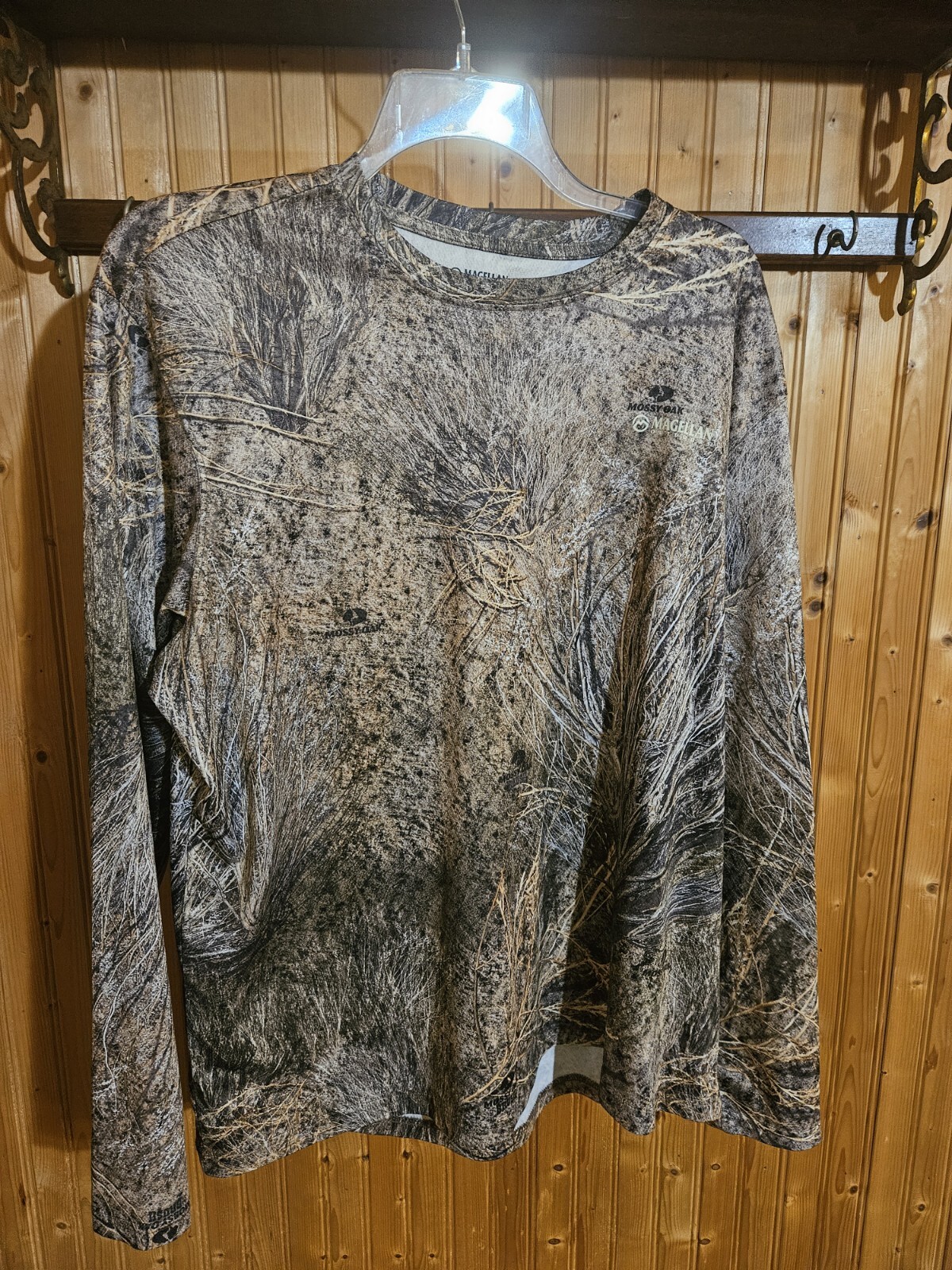 Cammo Magellan Unisex 2X Pullover Long Slv Mossy Oak Hunting Sports EUC 5373☆