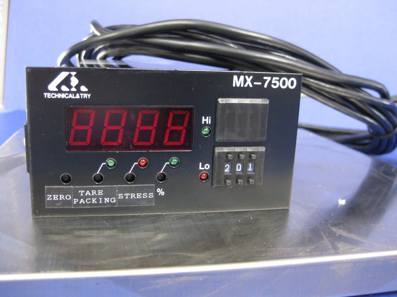 TECHNICAL & TRY MX 7500 Controller, MX-7512-030-D and Weight Sensor TTS-030-L260
