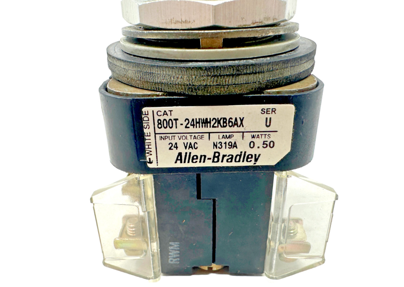 Allen Bradley 800T-24HWH2KB6AX 3-Postion Selector Switch